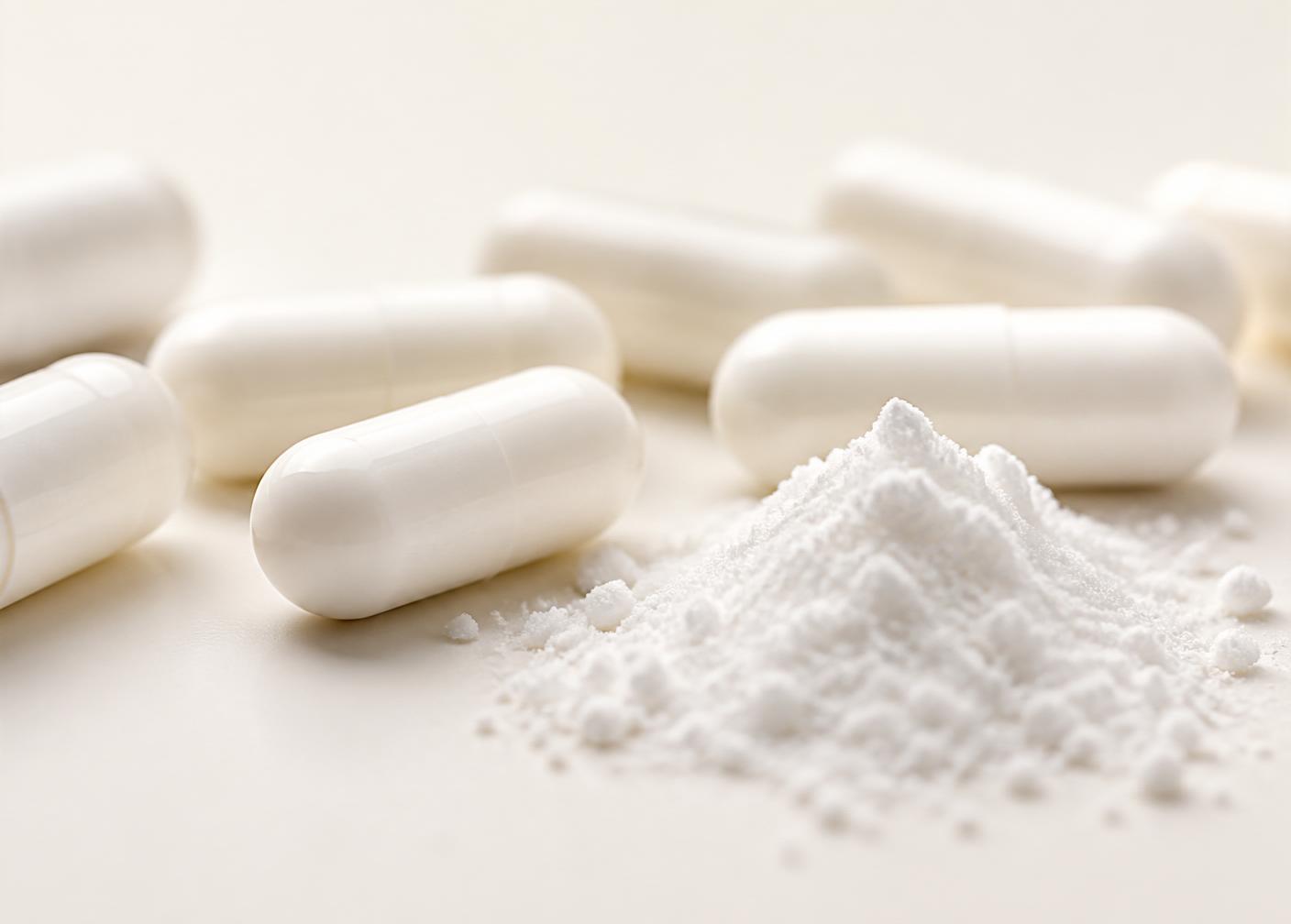 Gaja Labs NMN capsules and crystalline powder